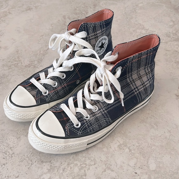Converse Plaid Chuck 70 High Top sneakers - Picture 1 of 4